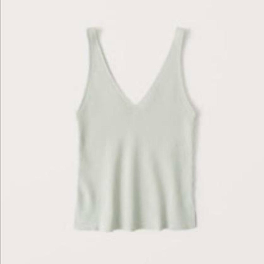 Abercrombie & Fitch Mint Green Lounge Sweater Tank